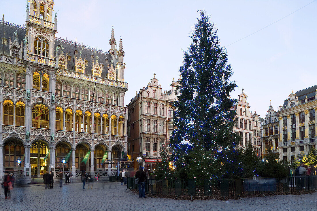 Christmas, Grand Place, Brussels, Belgium