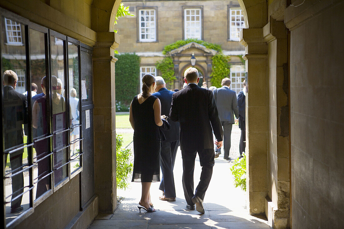 Graduation day, Trinity Hall, Cambridge, Cambridgeshire, UK