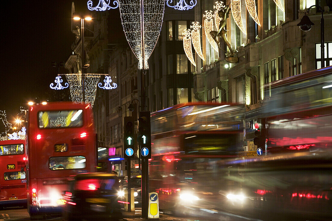 Christmas, Oxford Street, London, UK