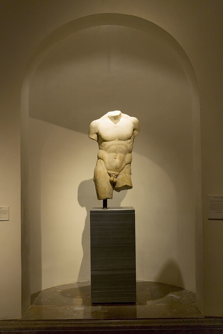 Torso of Discophoros. Prado Museum. Madrid. Spain