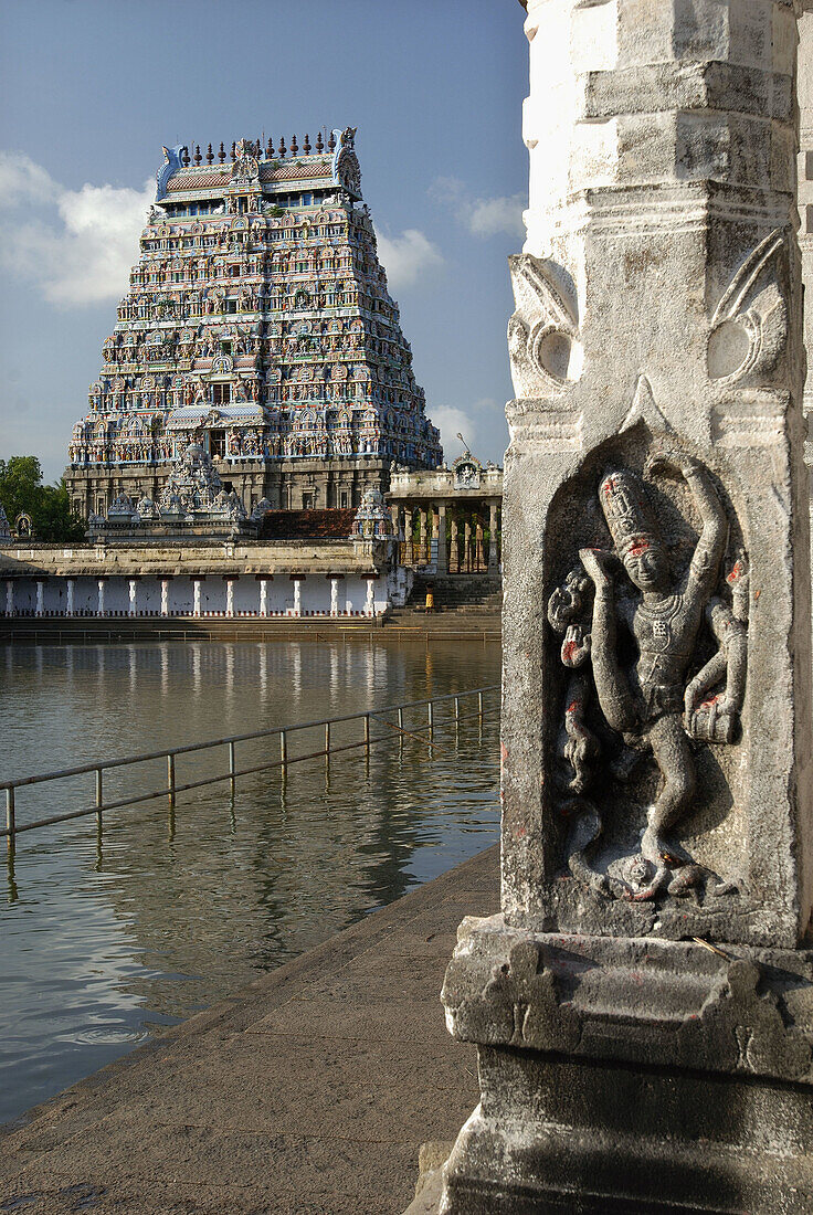 Shivaganga Tank in Nataraja temple, Chidambaram, Tamil Nadu. India