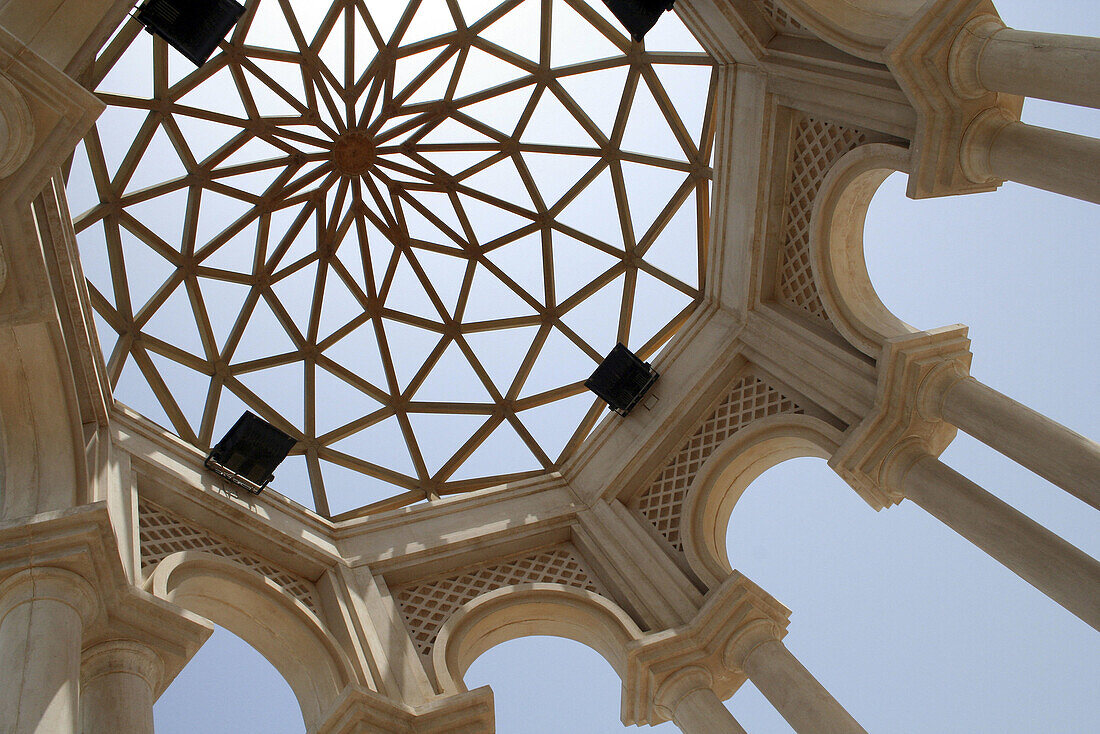 modern architecture dome, kuwait city