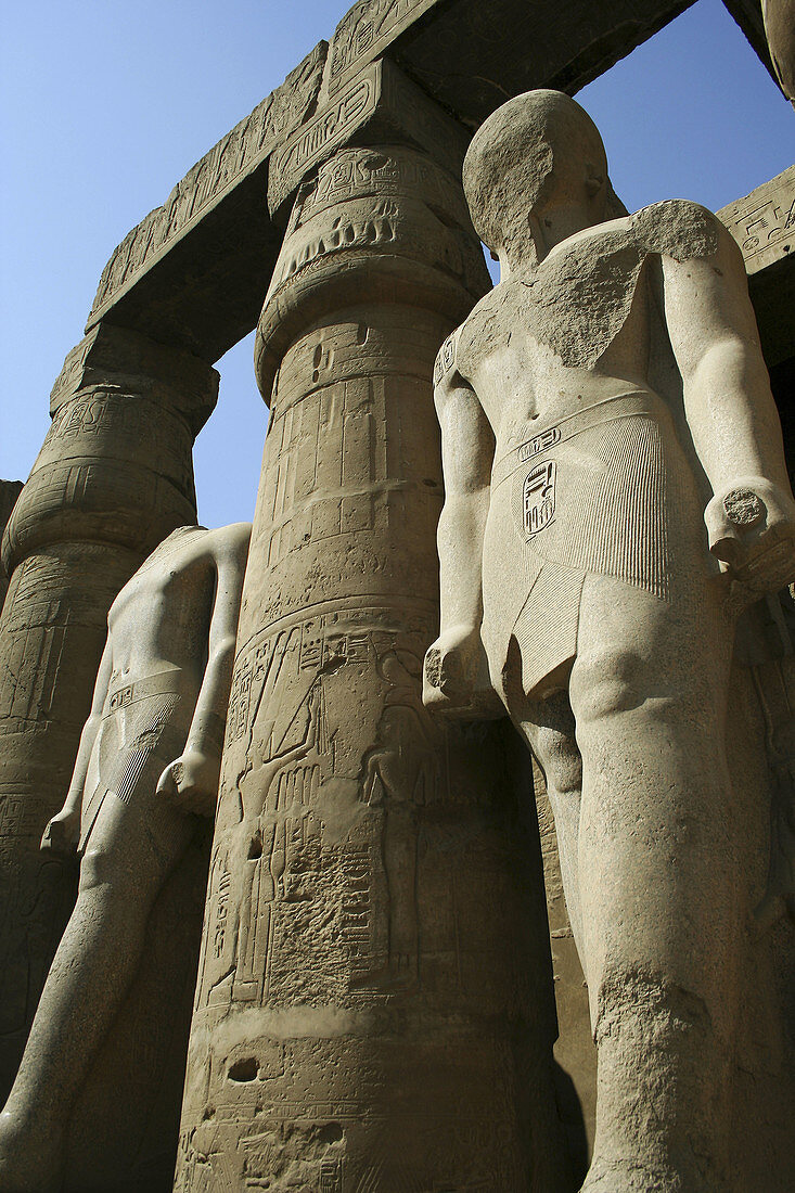 Statue of Ramesses II, Luxor temple, Luxor city, Egypt 