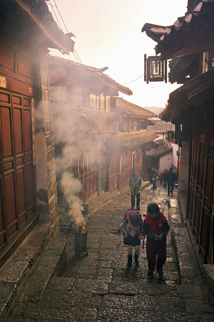 UNESCO Old Town of Lijiang, Dawn, Yunnan Province, China