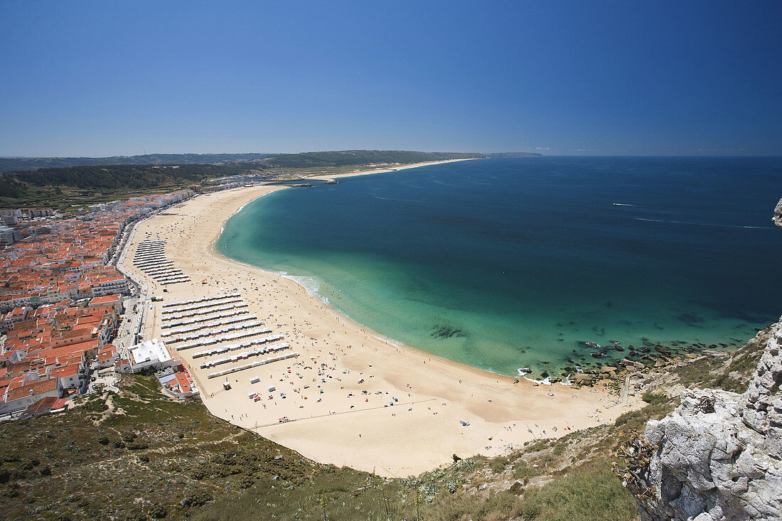 Nazaré beach resort, Estremadura, Portugal