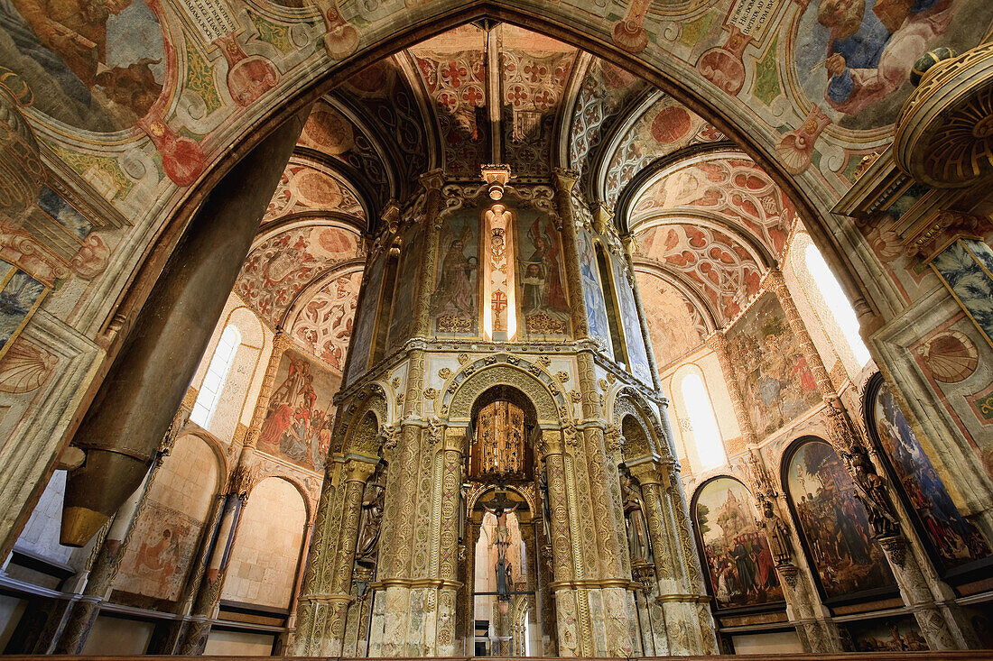 Charola, Main Church, Convento de Cristo UNESCO world Heritage, Tomar, Ribatejo, Portugal