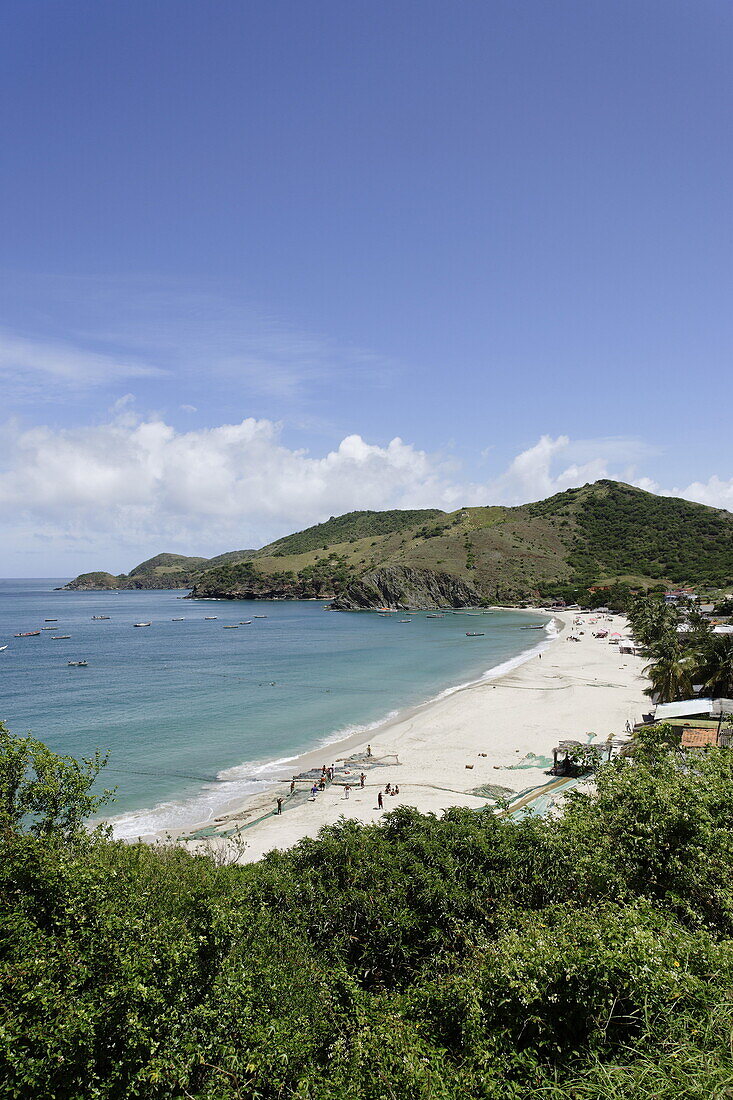 Blick über Playa Manzanillo, Isla Margarita, Nueva Esparta, Venezuela