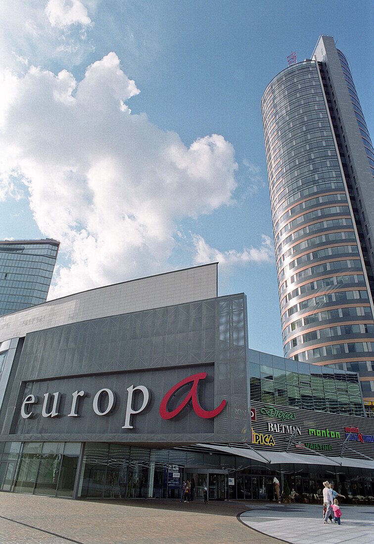 Europa Shopping Center, skyscaper, Vilnius, Lithuania