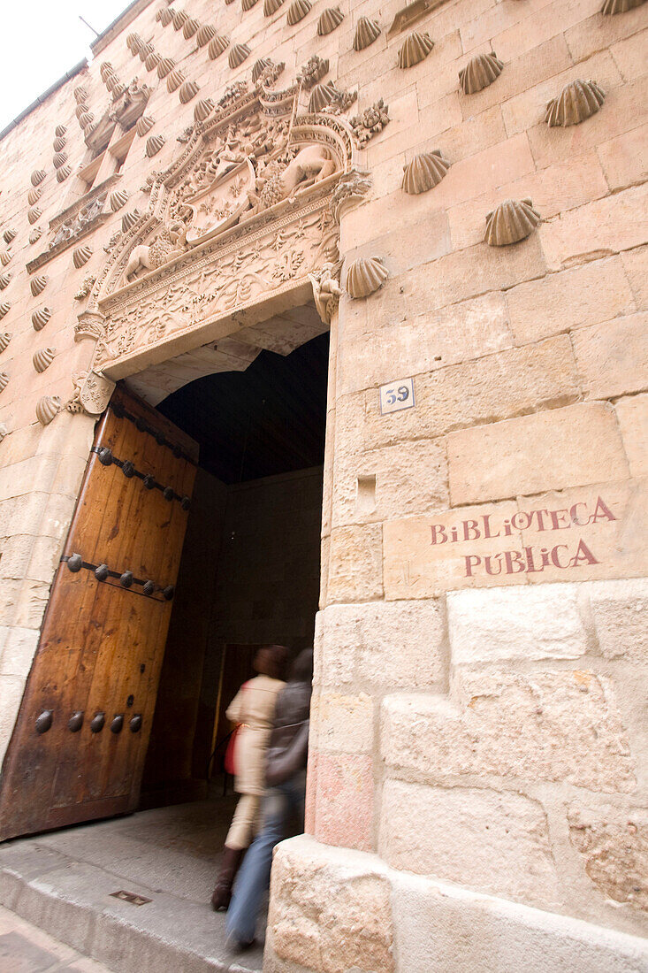 Casa de las Conchas, Salamanca. Castile-Leon, Spain