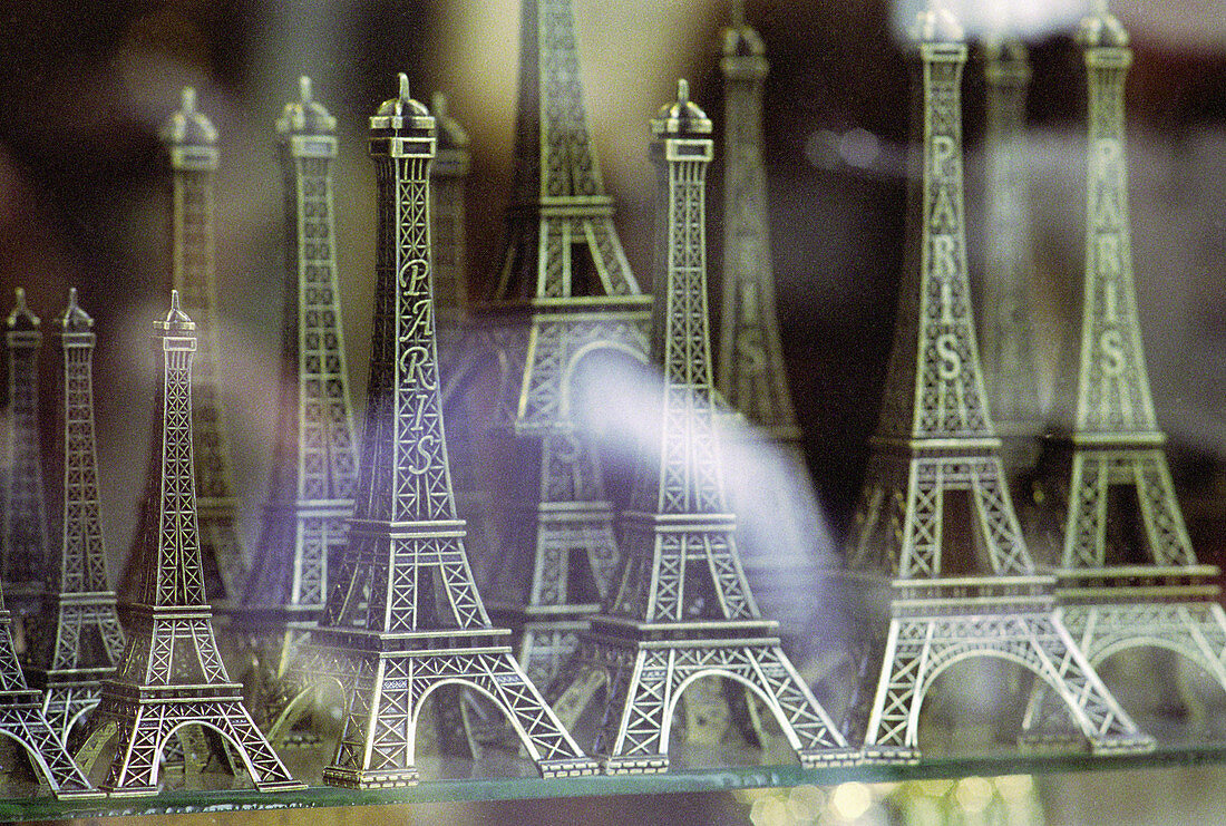 Eiffel Tower souvenirs, Paris, France