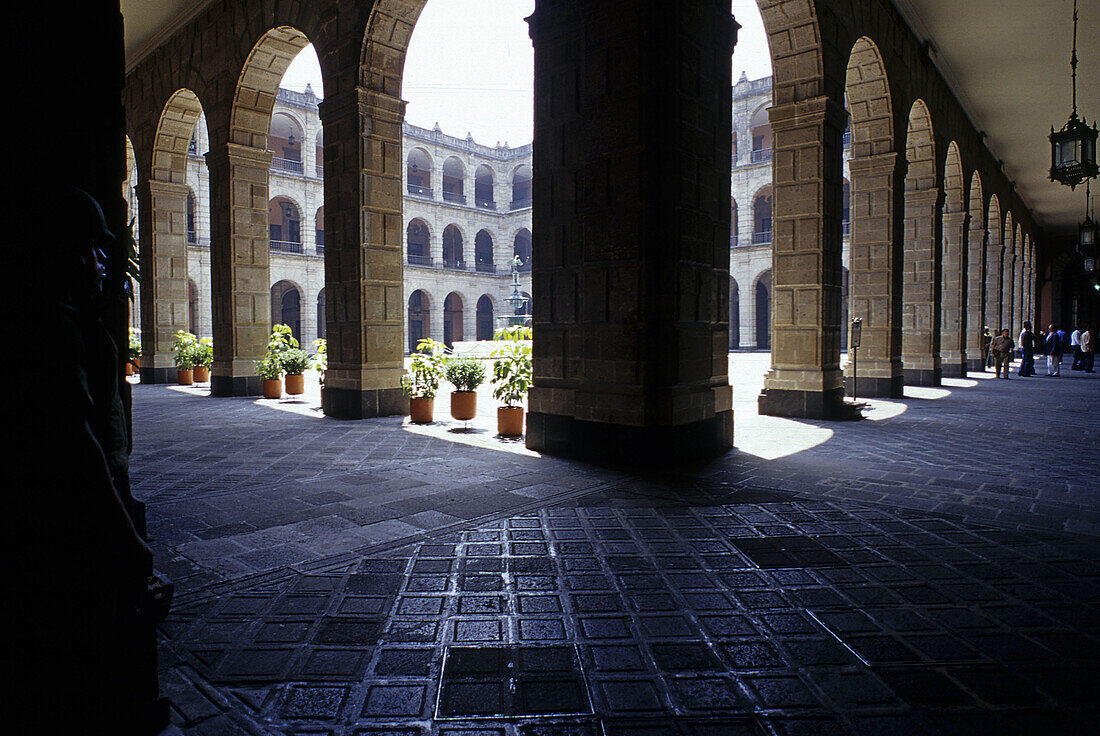 National Palace. The Zocalo. Mexico City. Mexico