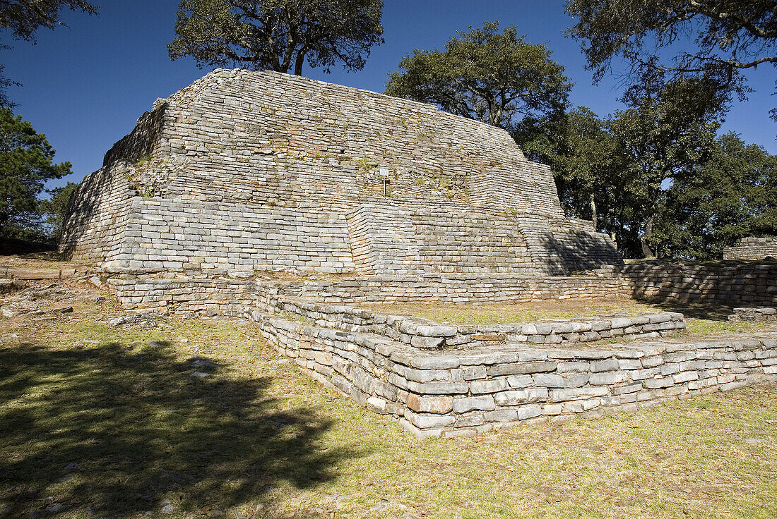 Archeological site, Ranas, Querétaro, Mexico