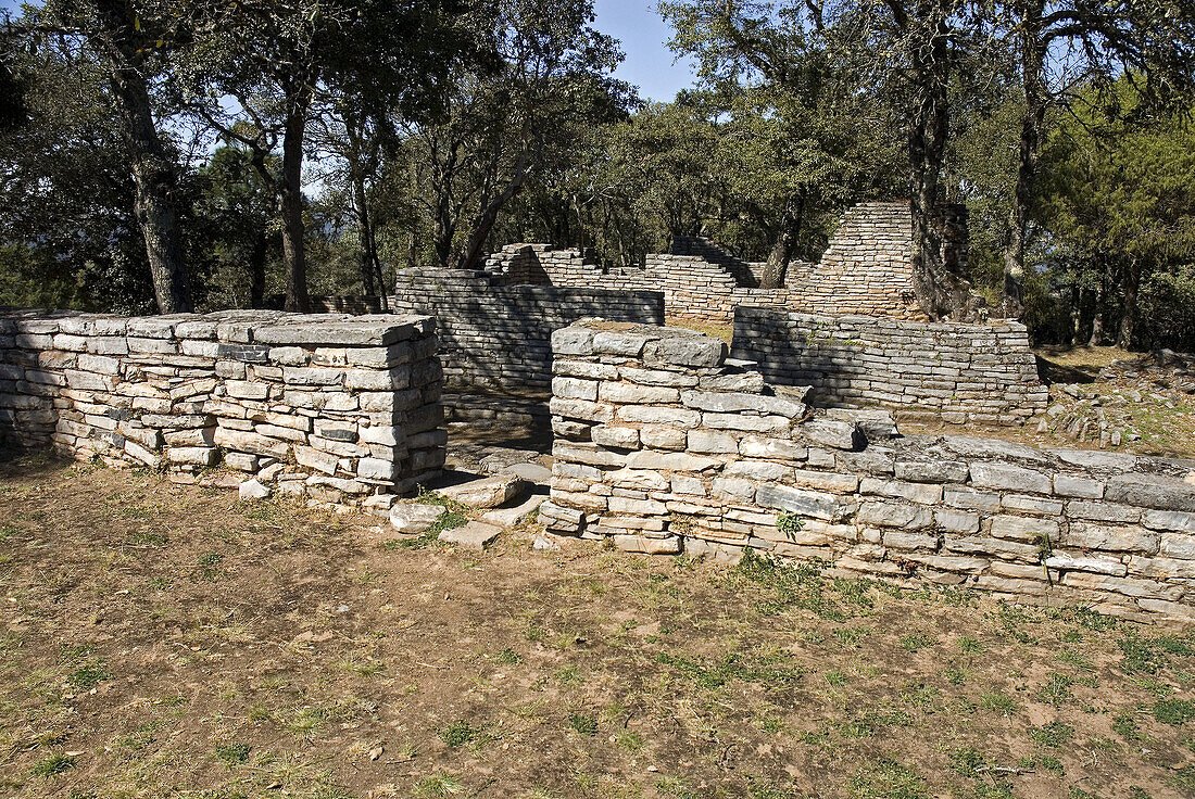 Archeological site. Toluquilla. Queretaro, Mexico