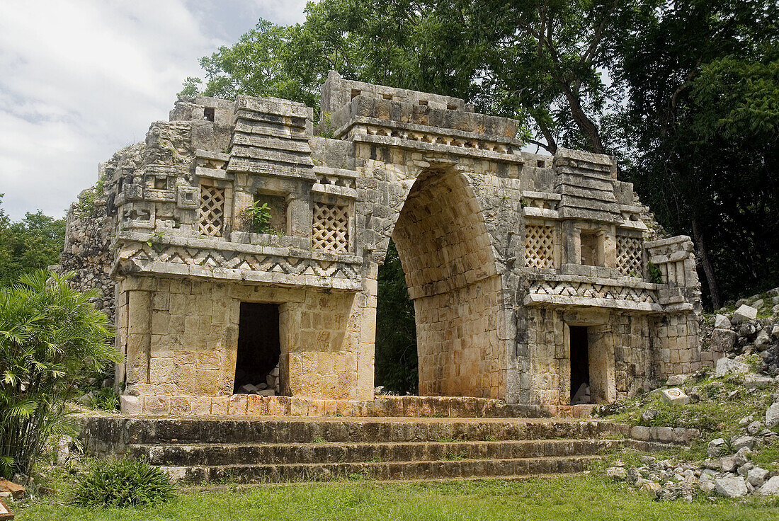 Mayan ruins. Labná. Puuc Route. Yucatan. Mexico