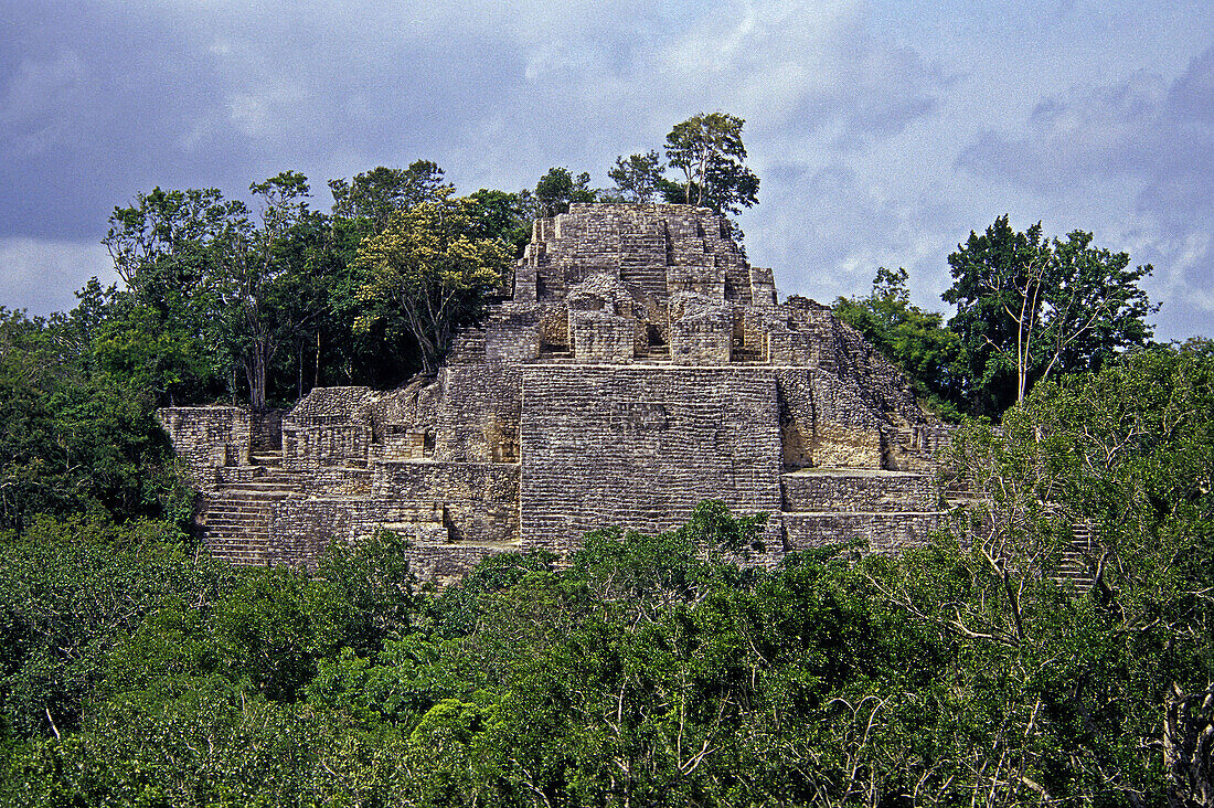 Mayan ruins. Calakmul. Campeche, Mexico