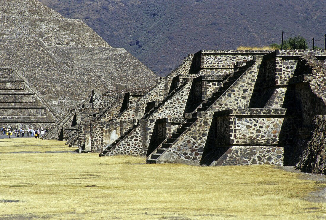 Teotihuacán pre-Columbian city. State of Mexico, Mexico