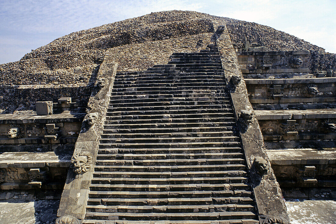 Teotihuacán pre-Columbian city. State of Mexico, Mexico