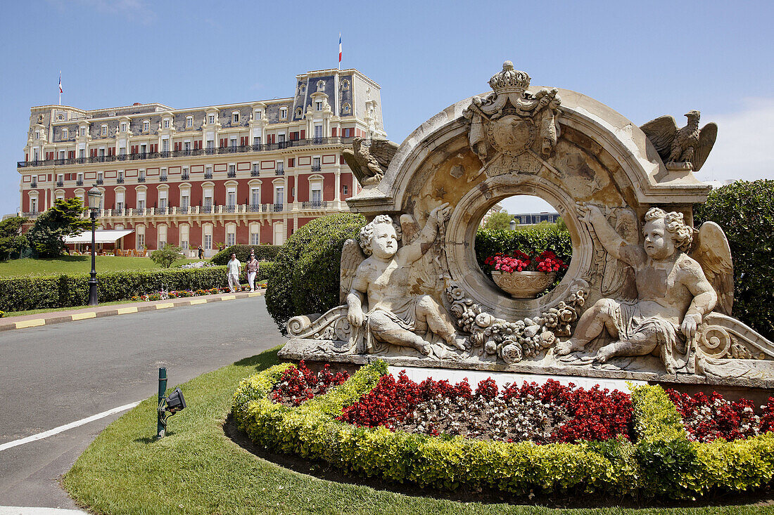 Hôtel du Palais, Biarritz. Aquitaine, Pyrenees-Atlantiques, France