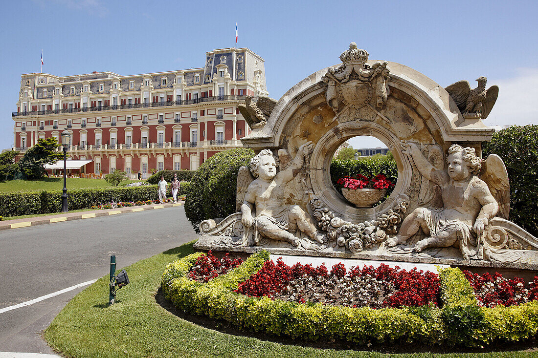 Hôtel du Palais, Biarritz. Aquitanien, Pyrenäen-Atlantiques, Frankreich