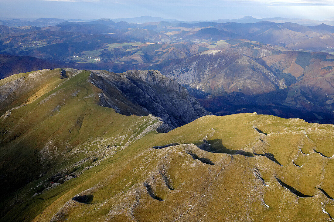 Sierra de Aralar, Navarra, Spanien