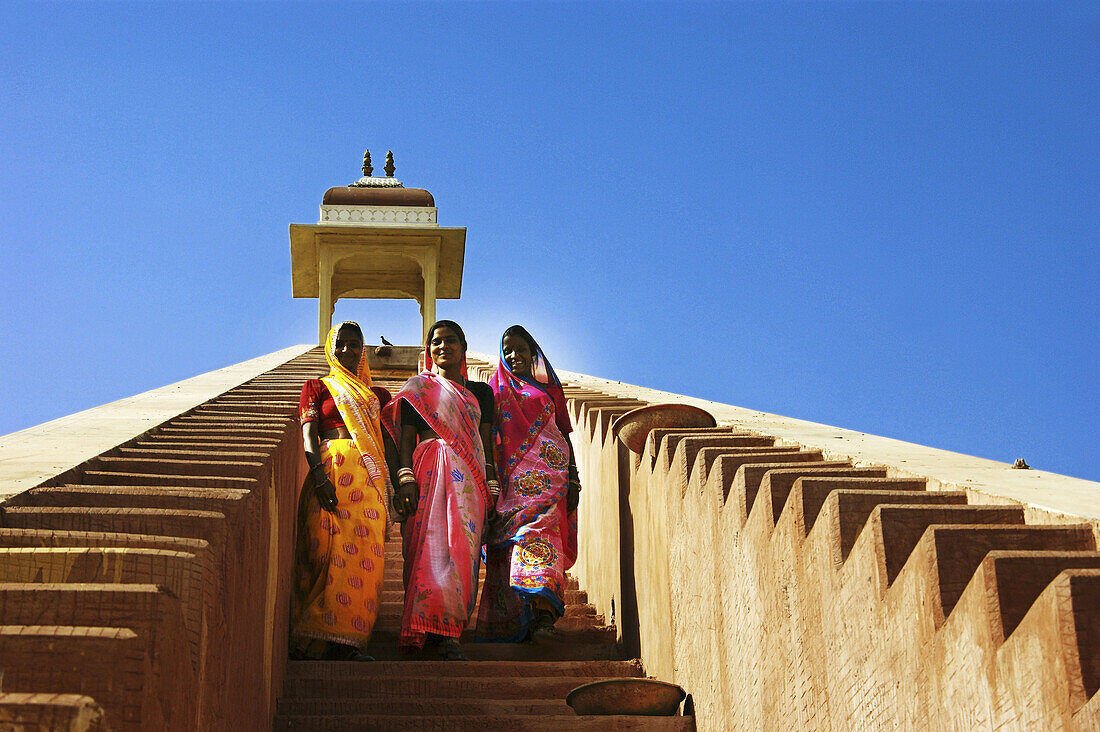 India. Rajasthan. Jaipur. ´Jantar Mantar´,  18th c. observatory.