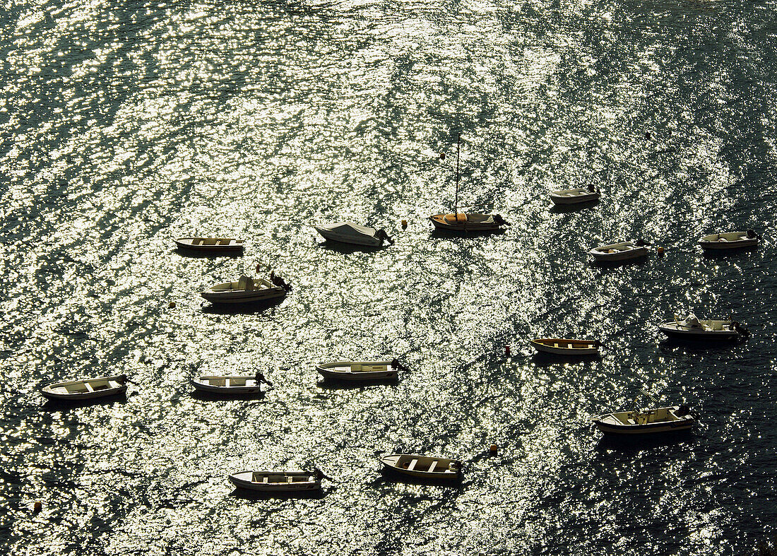 Spain. Andalusia. Granada. Boats at Calahorra,  near Motril.