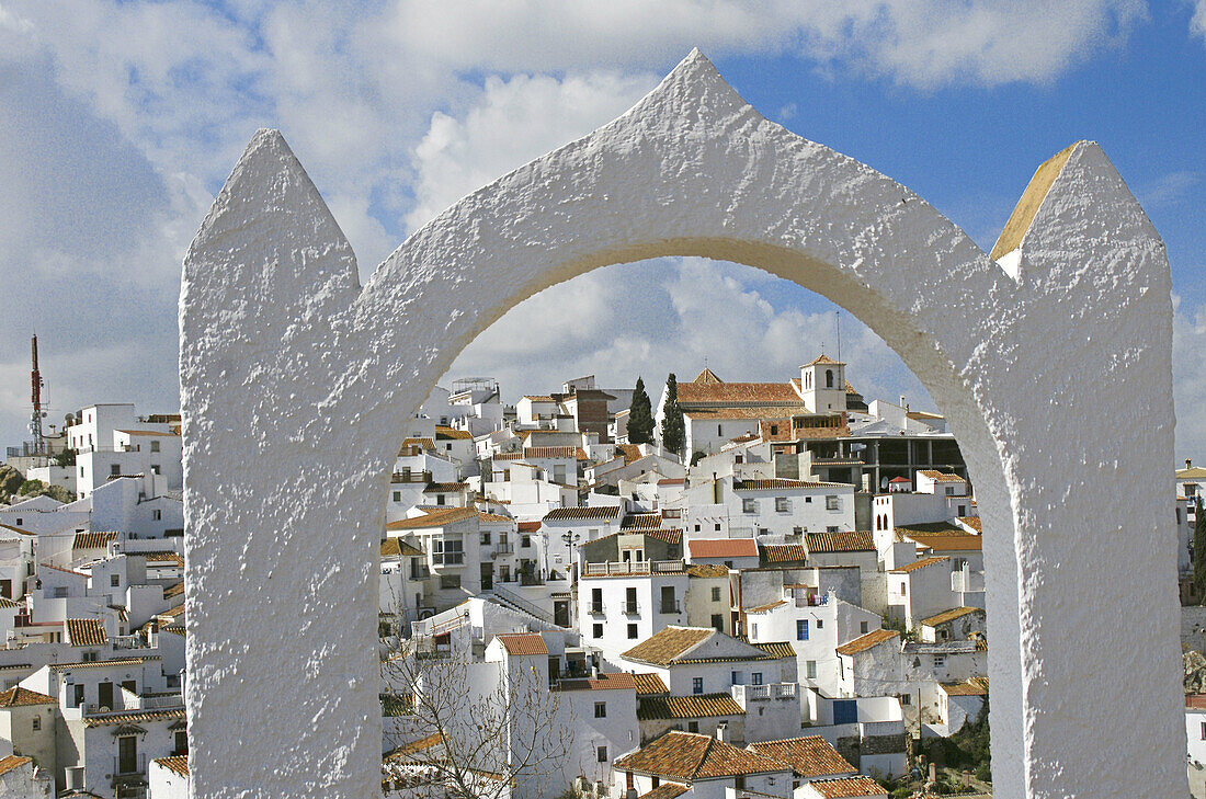 Spain. Andalusia. Malaga province. Axarquia mountains. Village of Comares.