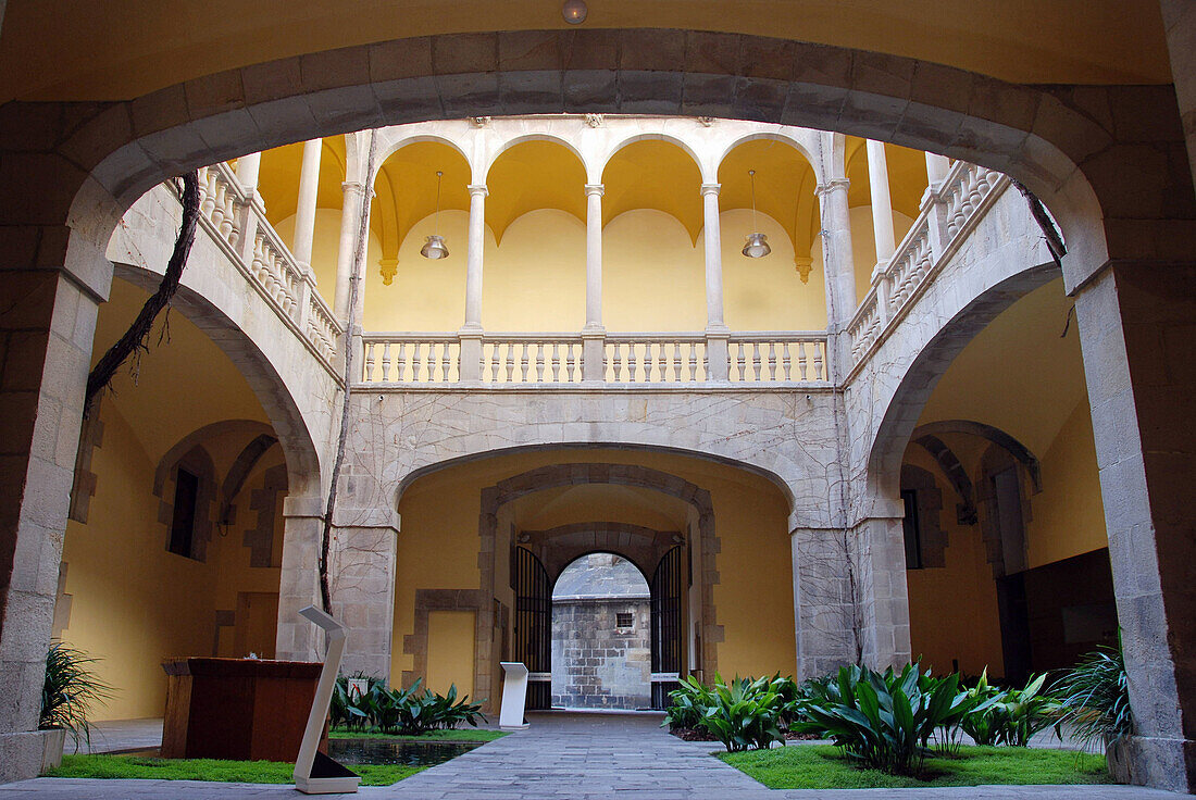 Palau del Lloctinent, Arxiu de la Corona dAragó, Gothic quarter, Barcelona, Catalonia, Spain