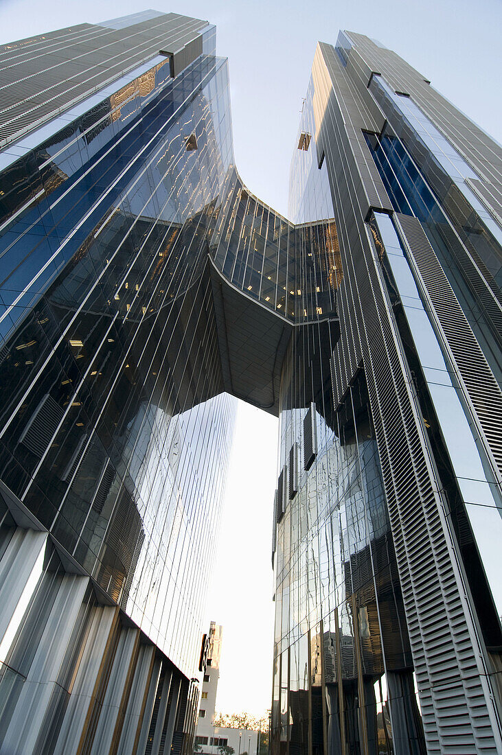 Torre Mare Nostrum,  head office of Gas Natural Spanish gas company,  by Enric Miralles and Benedetta Tagliabue,  Barcelona  Catalonia,  Spain