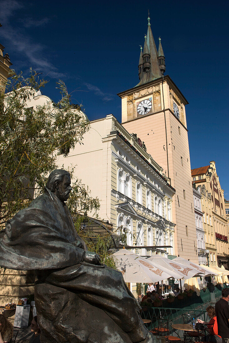 Statue bedrich smetana museum old town stare mesto. Prague. Czech Republic.