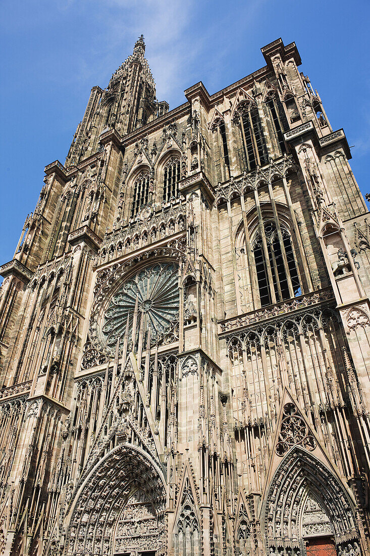 Notre-Dame Gothic cathedral (14th century), Strasbourg, Alsace, France