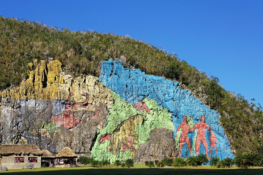 Mural de la Prehistoria, Vinales, Pinar del Rio, Cuba, West Indies