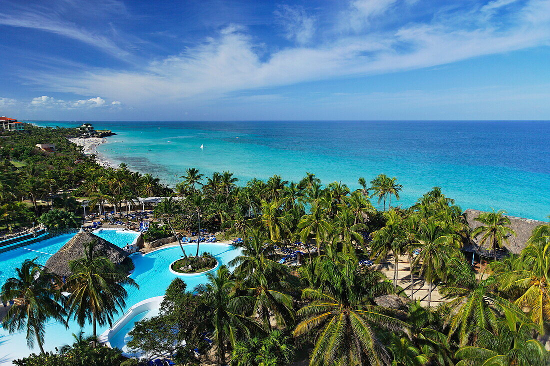 Blick auf Swimmingpool vom Hotel Melia Varadero, Varadero, Matanzas, Kuba