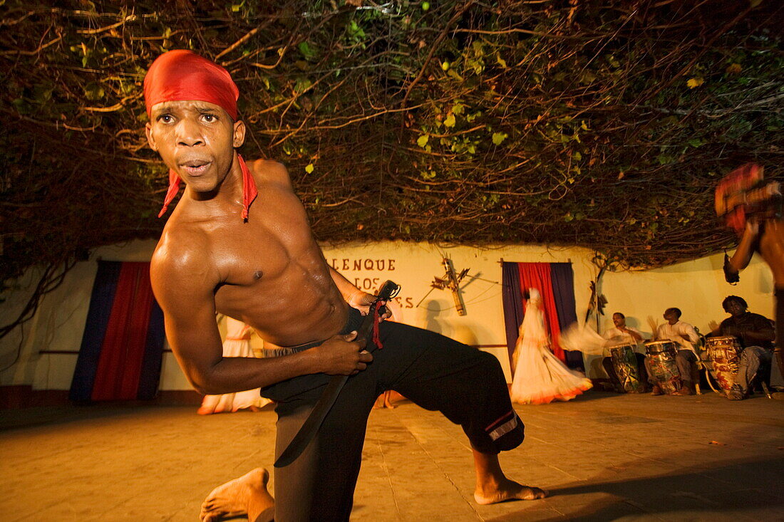 Tänzer, Palenque de los Bongos Reales, Trinidad, Sancti Spiritus, Kuba