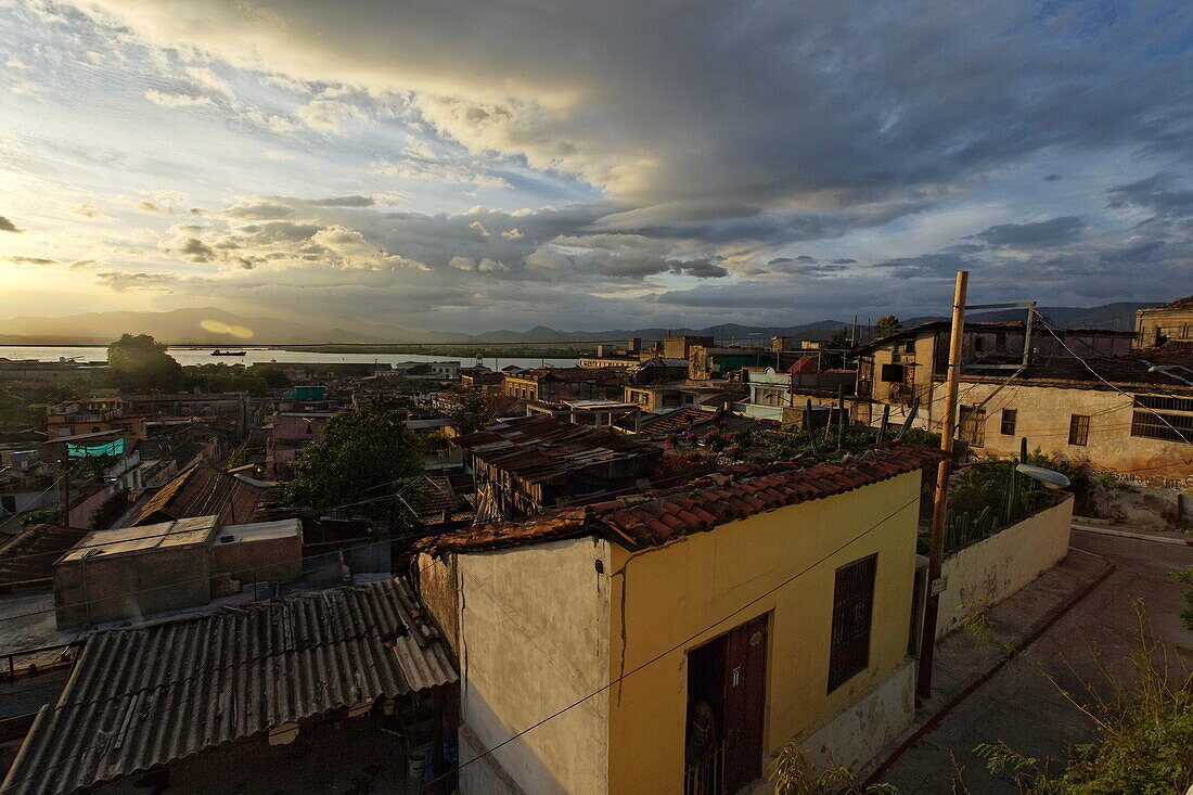 View over Santiago de Cuba, Santiago de Cuba, Cuba, West Indies