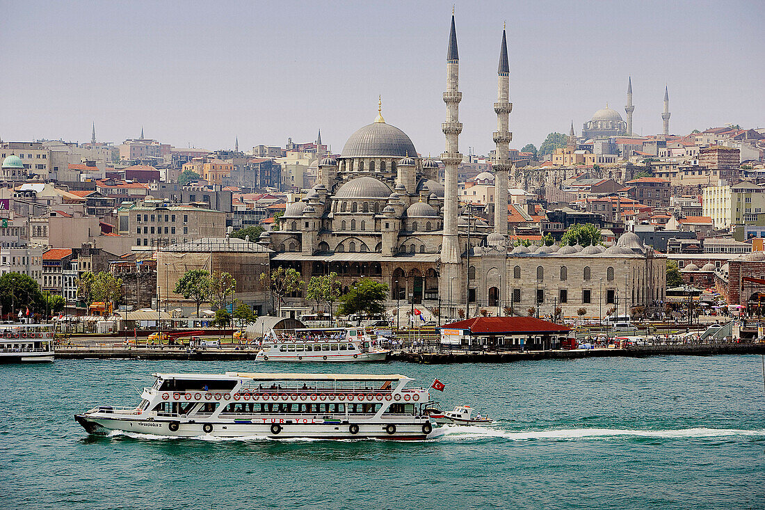 Yeni Mosque and Golden Horn,  Istanbul,  Turkey