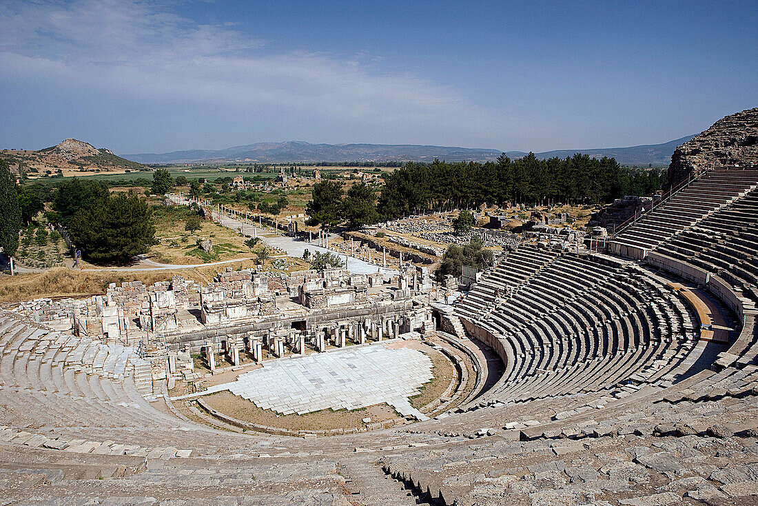 Great Theater,  ruins of Ephesus. Turkey