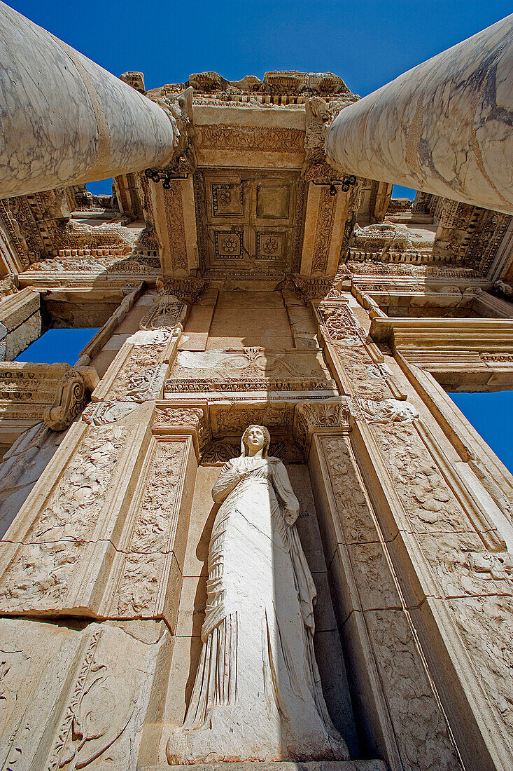 Library of Celsus,  ruins of Ephesus. Turkey