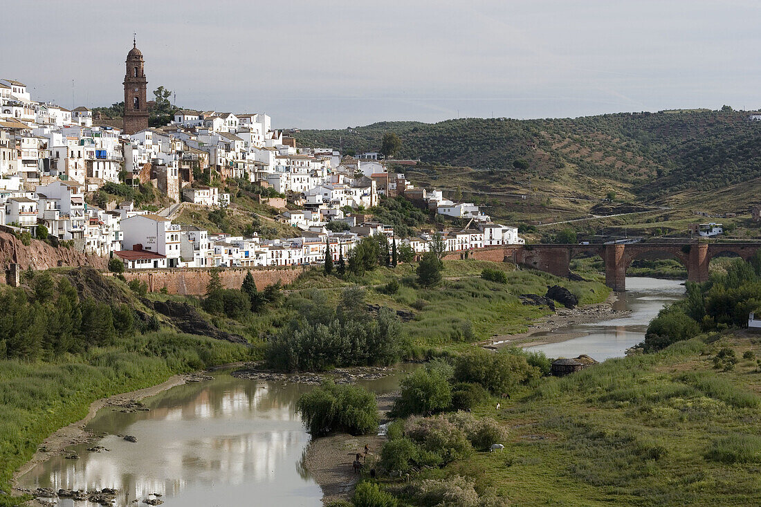 Montoro and Guadalquivir river. Cordoba province, Andalucia, Spain