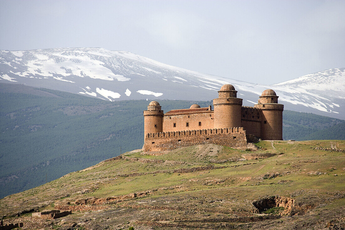 Castle, La Calahorra. Granada province, Andalucia, Spain