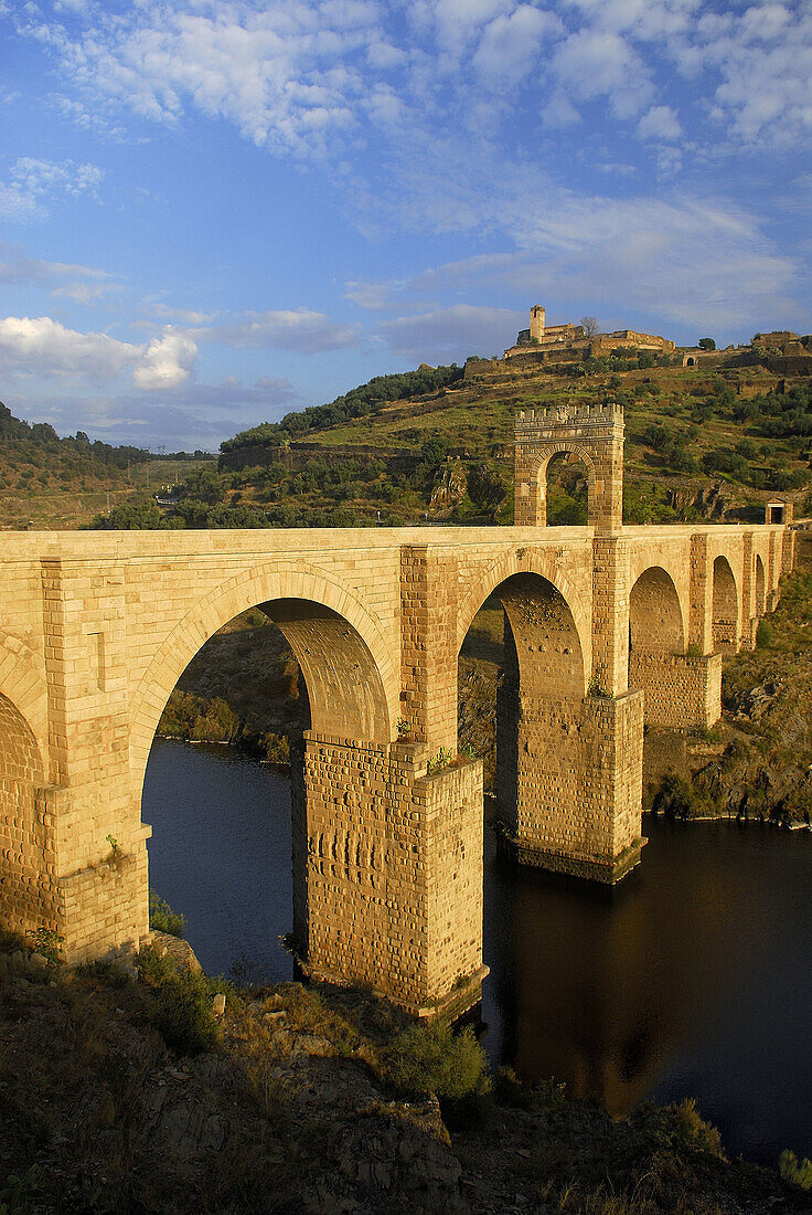Roman bridge, Alcantara. Caceres province, Extremadura, Spain
