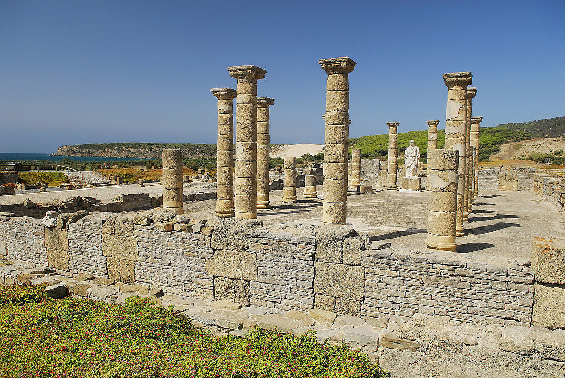Ruinas romanas de Baelo Claudia. S.II a.d.C. Parque Natural del Estrecho. Tarifa. Cádiz. Andalucía. España.