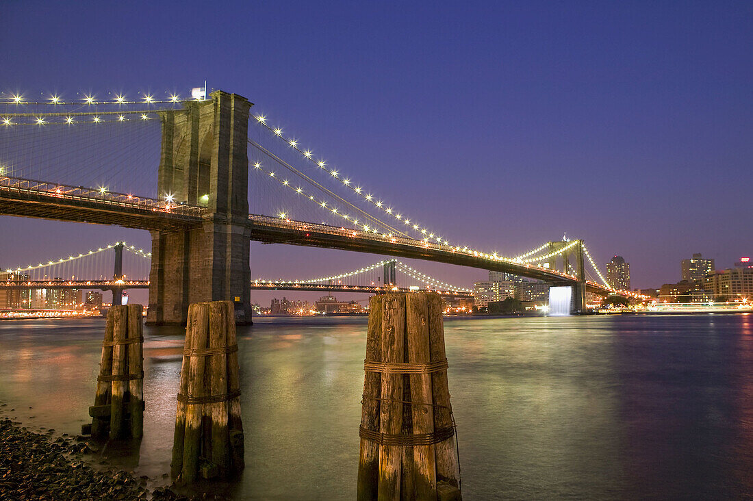 Brooklyn and Manhattan Bridge