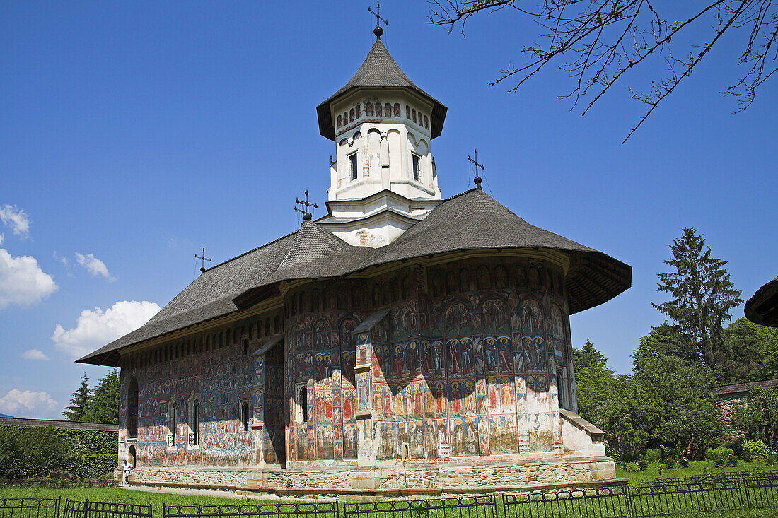 Church Of The Annunciation, Moldovita Monastery, Moldovita, Southern Bucovina, Moldavia, Romania