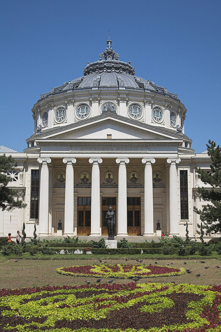 Romanian Atheneum, Atheneul Roman, Str Benjamin Franklin, Bucharest, Romania