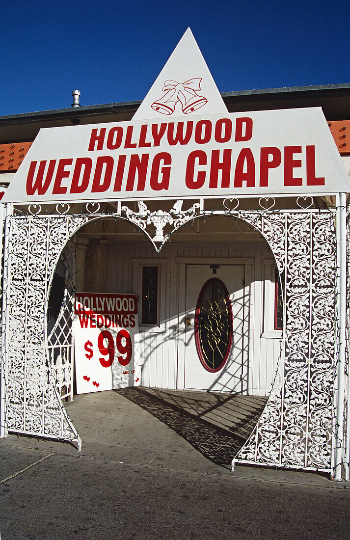 Hollywood Wedding Chapel, Las Vegas, Nevada, USA