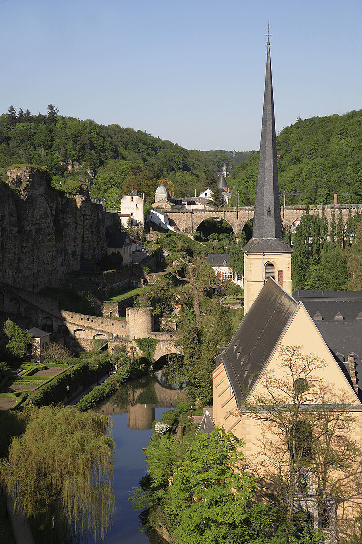 Luxembourg, general view, St-Jean church