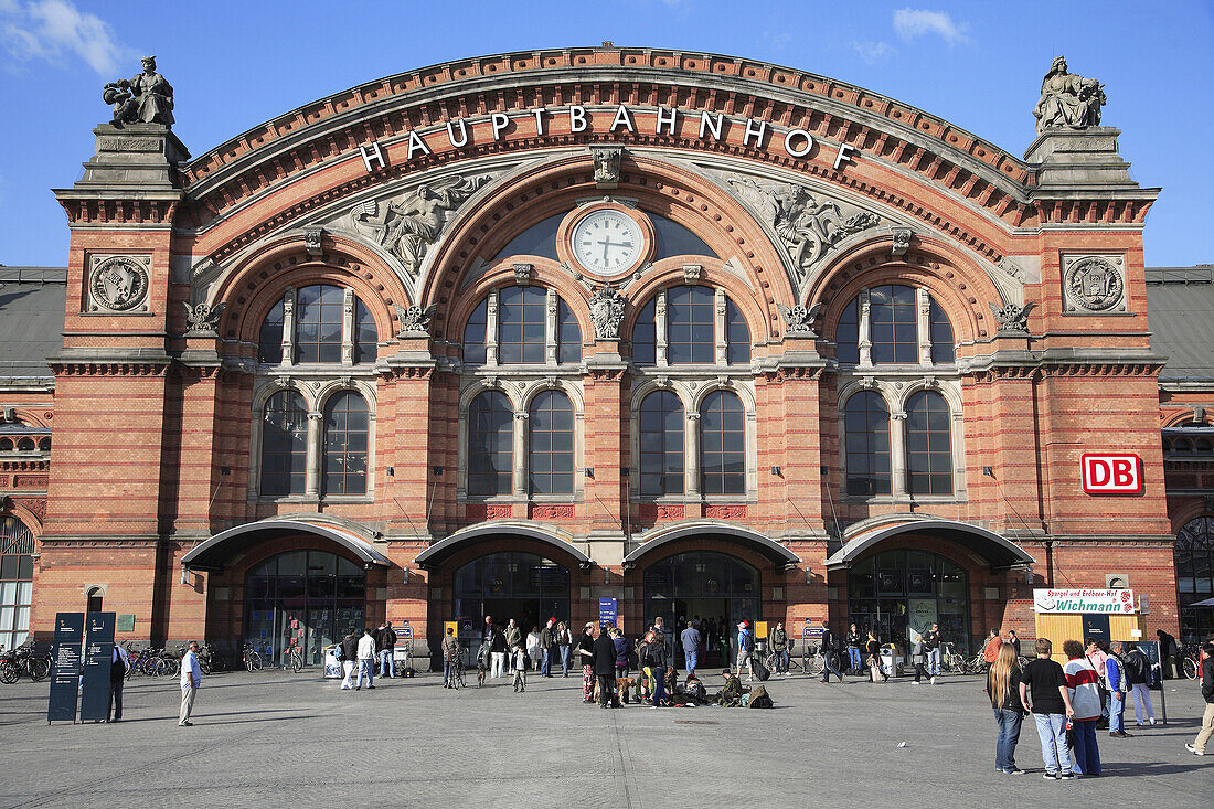 Germany, Bremen, Hauptbahnhof, Railway Station