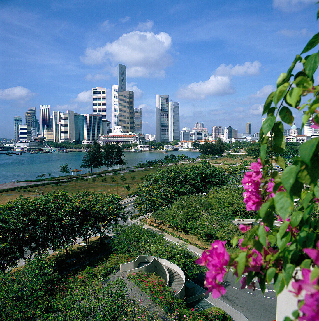 View of City Skyline, Singapore, Singapore