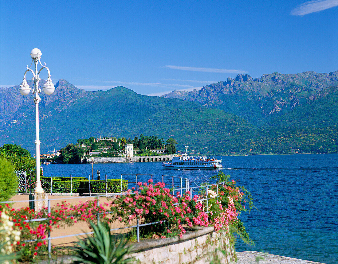 Isolas Bella & Pescatori from Stresa, Borromean Islands, Lake Maggiore, Italy